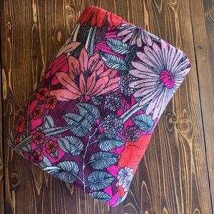 Vera Bradley Bohemian Blooms throw blanket